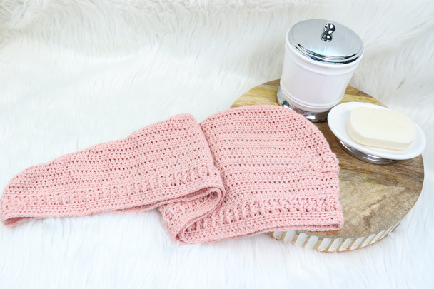 Hair Towel Free Crochet Pattern