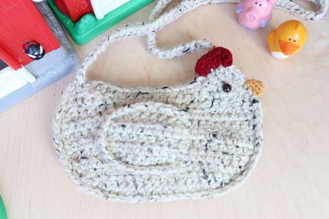 crochet chicken purse pattern
