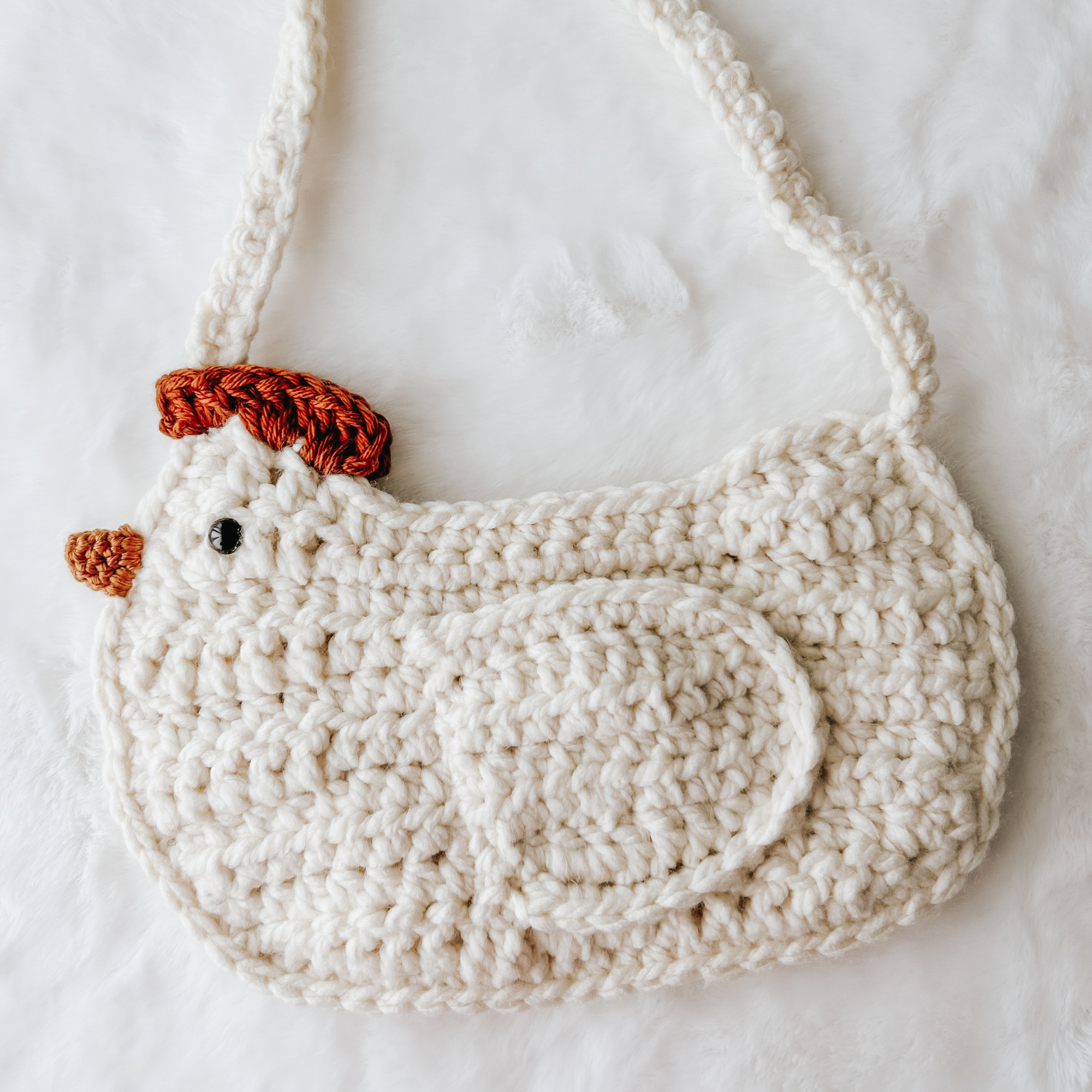 Crochet Chicken Purse- FREE Pattern