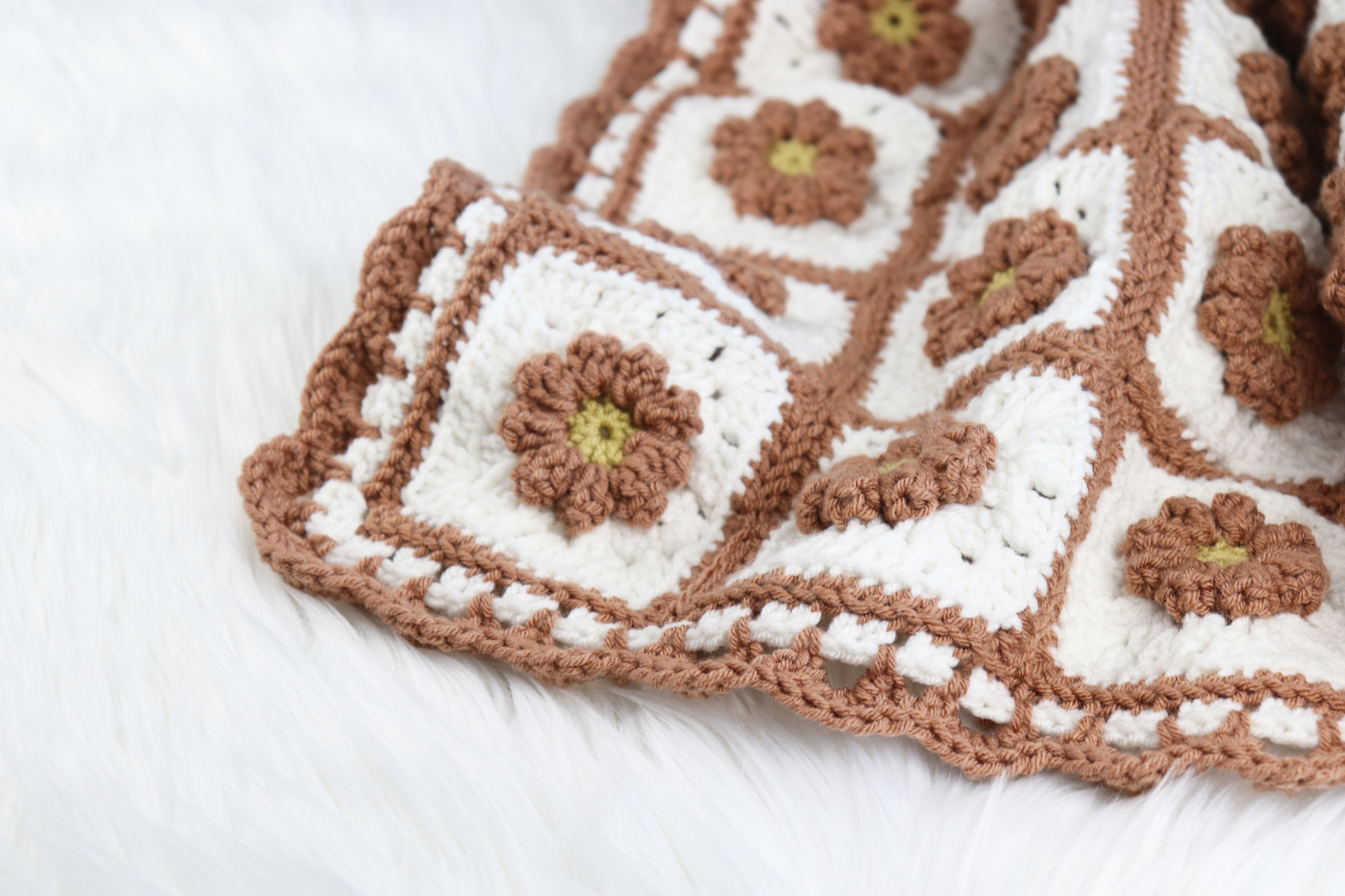 How to Crochet the Wildflower Granny Square Pattern